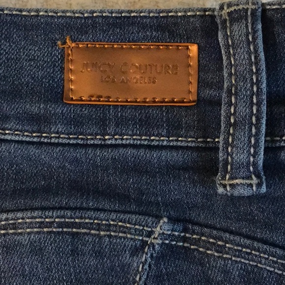 Juicy Couture Bermuda Short sz 2 Med-Indigo - Picture 3 of 4